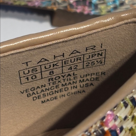 Tahari Women’s Multi-Color Tweed Buckle Detail Loafers - Picture 15 of 16